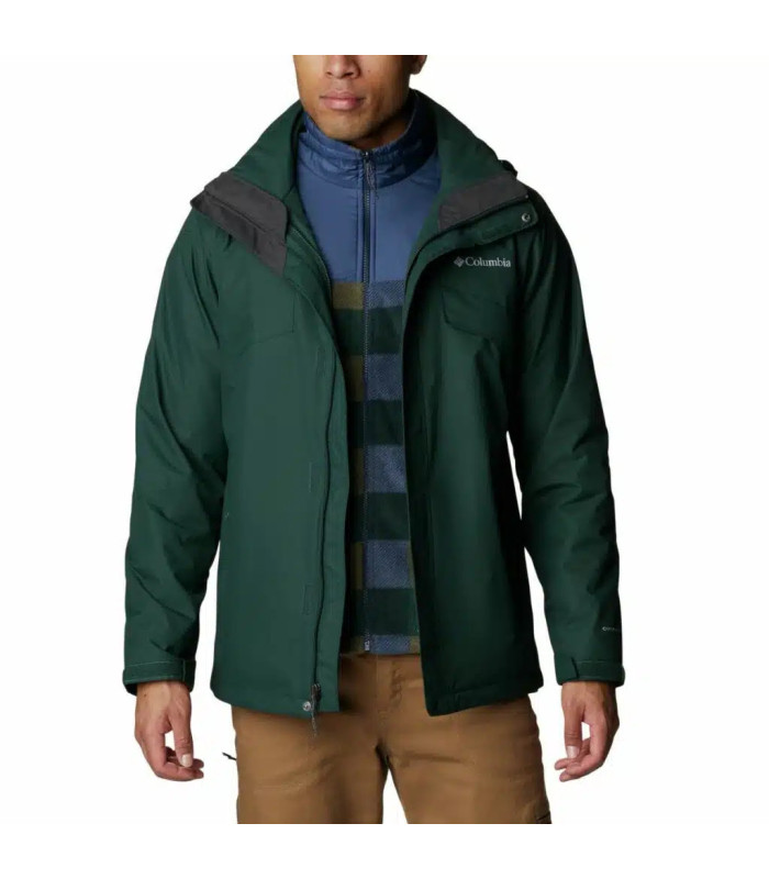 Columbia Ανδρικό Μπουφάν  Bugaboo II Fleece Interchange 3 in 1 Spruce, Dark Mountain Check Multi