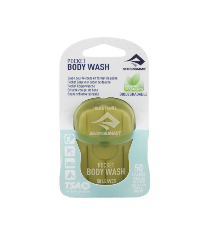 TREK & TRAVEL POCKET BODY WASH 50 LEAF ΣΑΠΟΥΝΙ ΣΕ ΜΟΡΦΗ ΦΥΛΛΩΝ