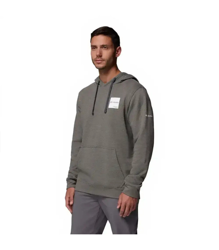 Columbia Ανδρική Μπλούζα Trek Hoodie Charcoal Heather/ Boxy Brand-tokatlis.gr