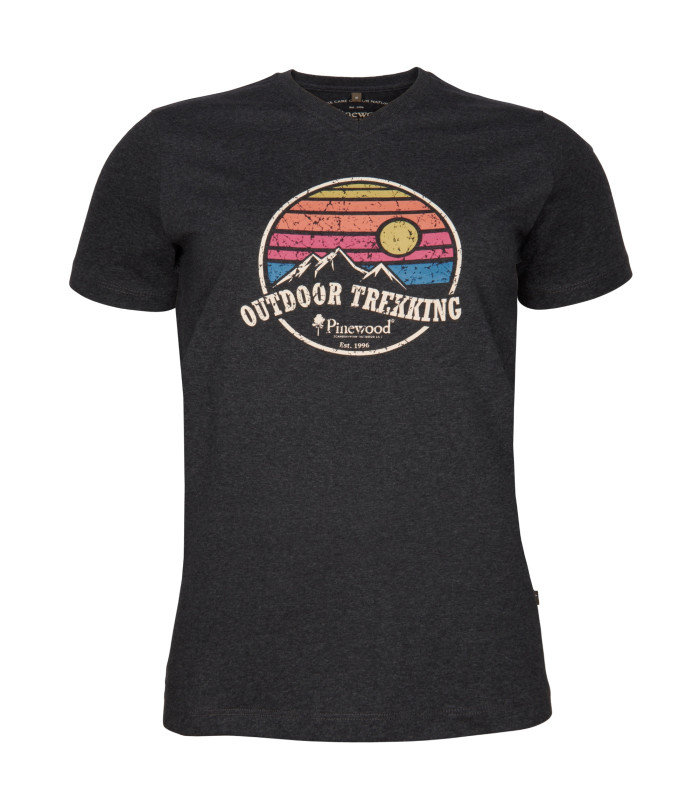 3449 Finnveden Recycled Outdoor T-Shirt Pinewood D.Anthracite Melange | tokatlis.gr