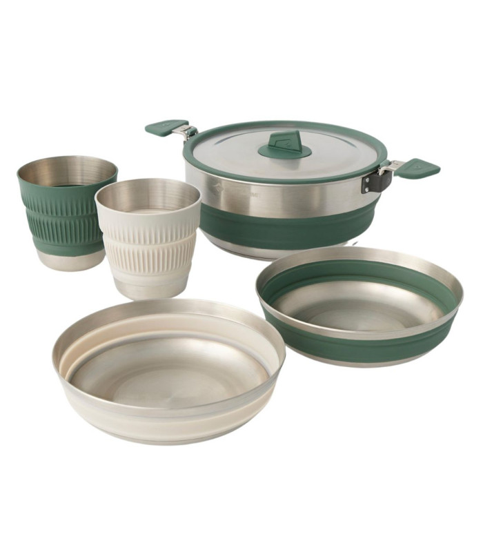 DETOUR ΑΝΟΞΕΙΔΩΤΟ ΣΕΤ ΜΑΓΕΙΡΙΚΩΝ ΣΚΕΥΩΝ ΜΕ ΜΙΑ ΚΑΤΣΑΡΟΛΑ 3L (2 ΑΤΟΜΑ, 5 ΣΚΕΥΗ)