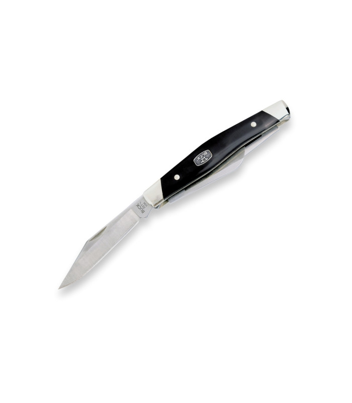 B301-BKS1 STOCKMAN BLACK/NICKEL SILVER-US BUCK