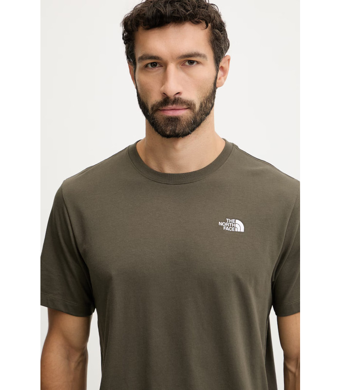 Κλασικό ανδρικό μπλουζάκι The North Face Simple Dome από 100% βαμβάκι. | tokatlis.gr