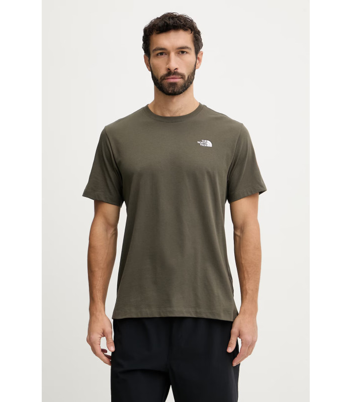 Κλασικό ανδρικό μπλουζάκι The North Face Simple Dome από 100% βαμβάκι. | tokatlis.gr