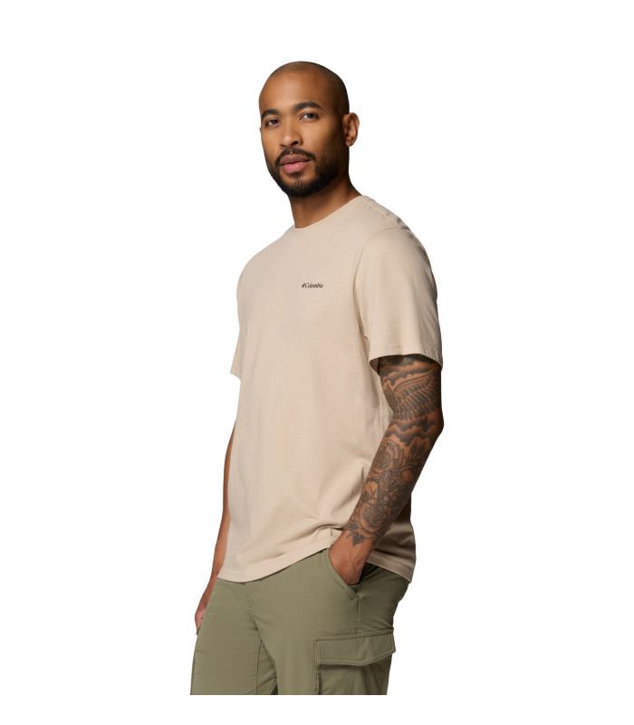 Columbia Ανδρικό Μπλουζάκι CSC Outdoor Organic Cotton Ancient Fossil, Shining Sandscape | tokatlis.gr