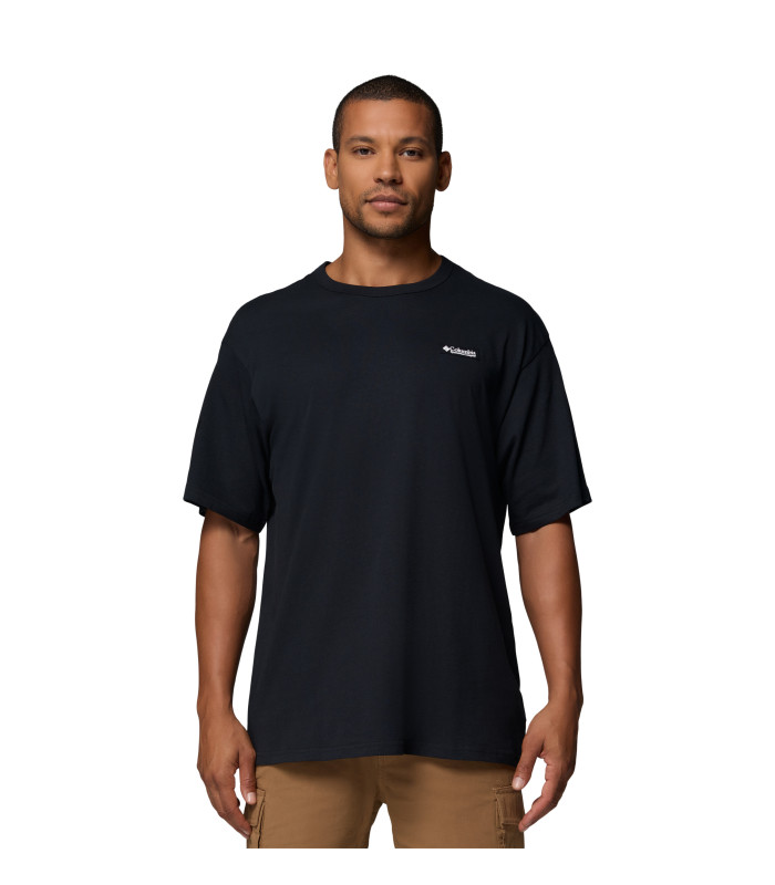 Columbia Ανδρικό Μπλουζάκι CSC Heavyweight Back Graphic Black, Photoreal | tokatlis.gr