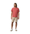 Columbia Ανδρικό Μπλουζάκι Organic Cotton Washed Red