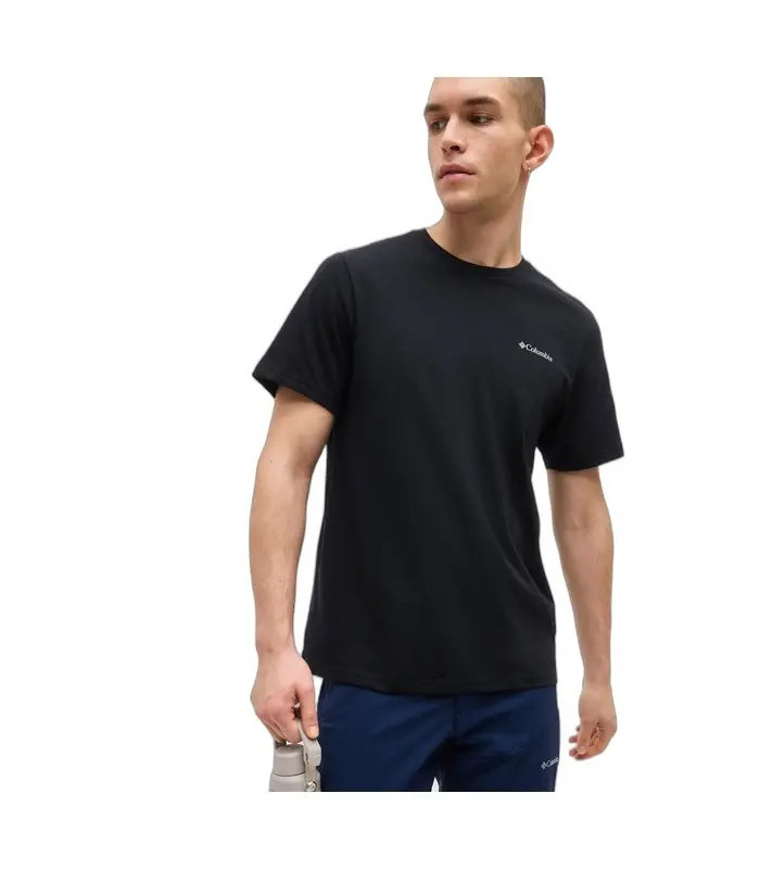 Columbia Ανδρικό Μπλουζάκι Organic Cotton Black | tokatlis.gr