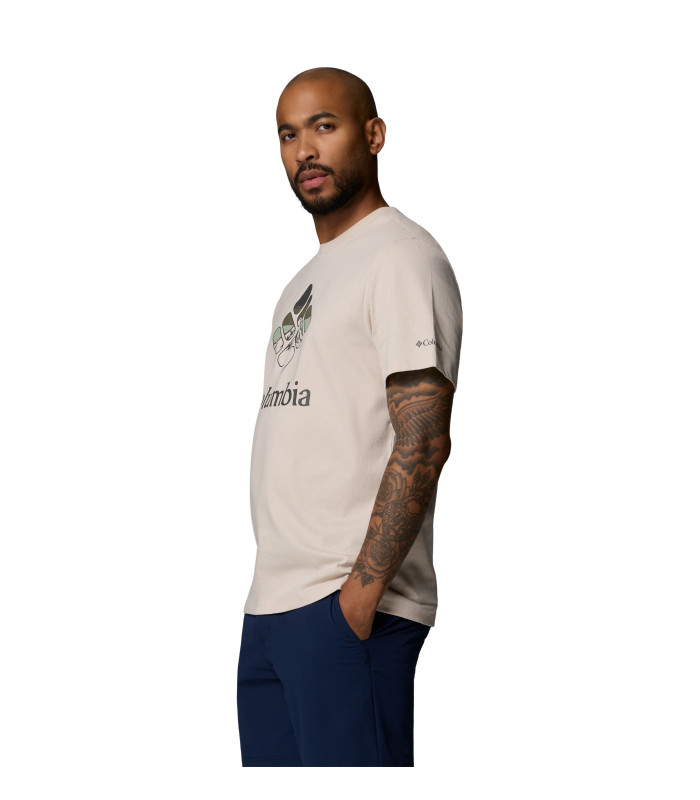 Columbia Ανδρικό Μπλουζάκι Organic Cotton Graphic Dark Stone | tokatlis.gr