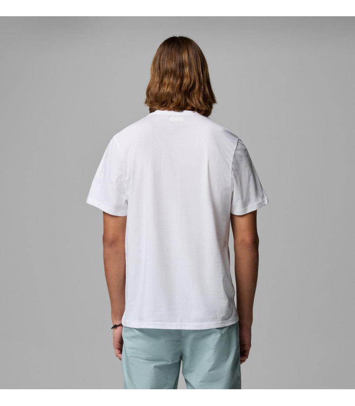 Columbia Ανδρικό Μπλουζάκι CSC Basic Logo Organic Cotton White | tokatlis.gr