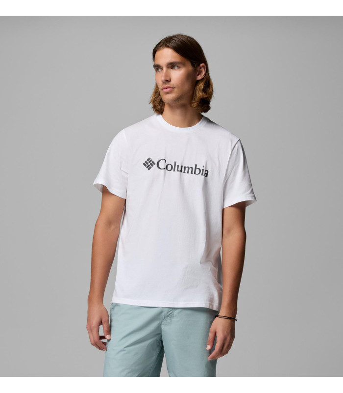 Columbia Ανδρικό Μπλουζάκι CSC Basic Logo Organic Cotton White | tokatlis.gr