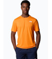 The North Face Ανδρικό Μπλουζάκι 24/7 S/S Tee Reg Digital Orange
