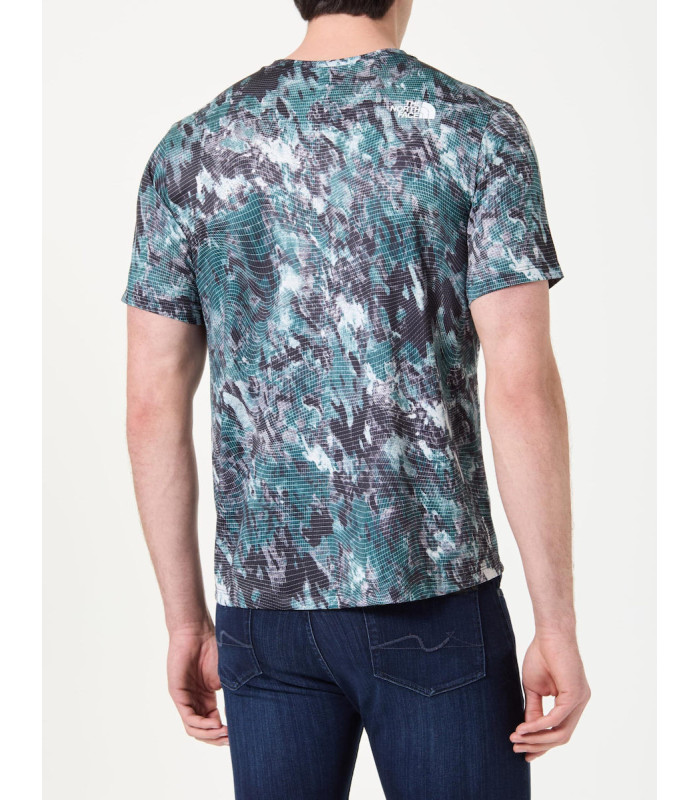 The North Face Ανδρικό Μπλουζάκι 24/7 S/S Tee Reg Aop Deep Nori - tokatlis.gr