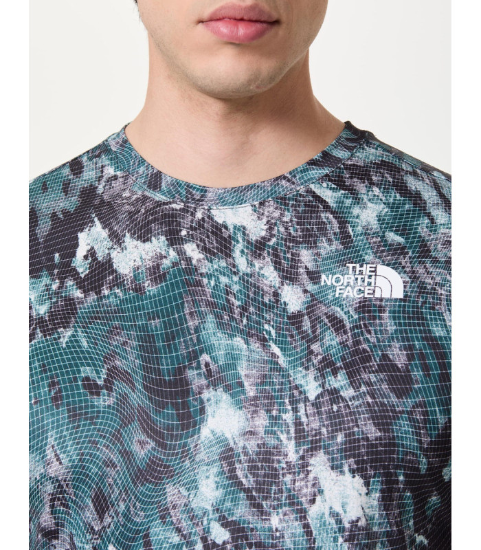 The North Face Ανδρικό Μπλουζάκι 24/7 S/S Tee Reg Aop Deep Nori - tokatlis.gr