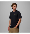 Columbia Ανδρικό Μπλουζάκι CSC Logo Organic Cotton Black, Linework C Badge