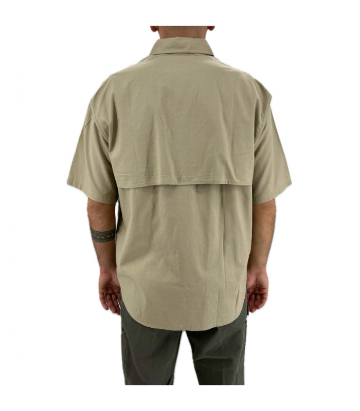 Columbia White Wing™ Ανδρικό Κοντομάνικο Πουκάμισο Flax | tokatlis.gr