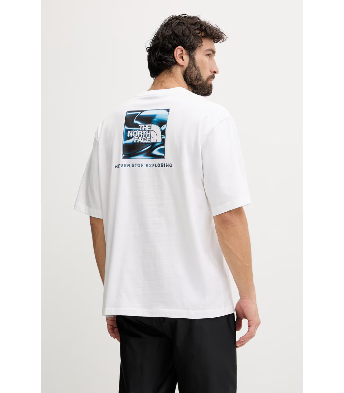 The North Face Ανδρικό Βαμβακερό T-shirt Liquid Λευκό | tokatlis.gr