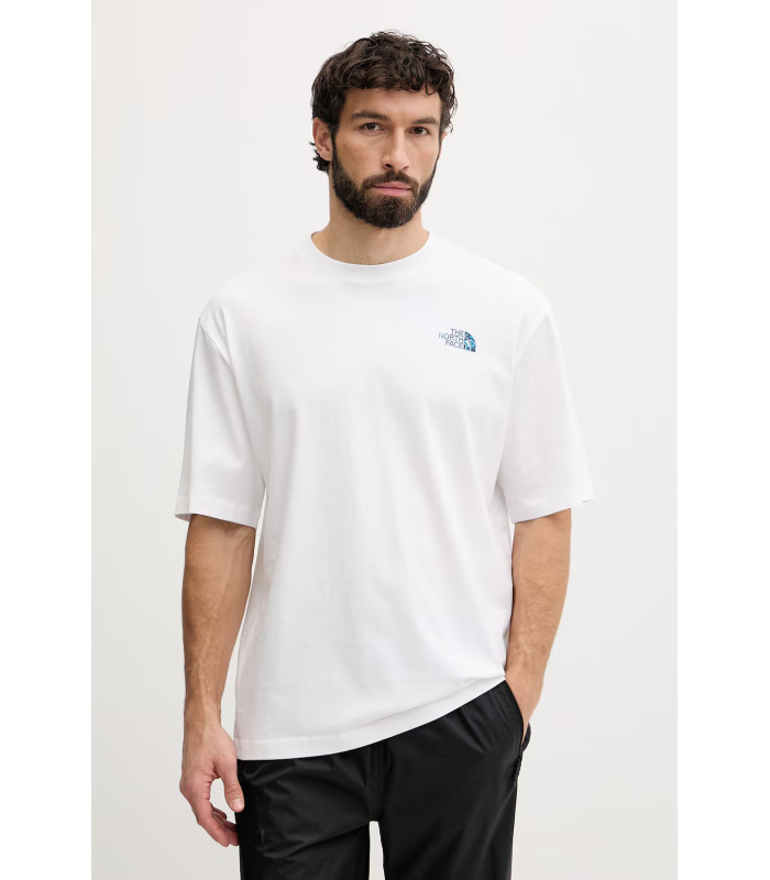The North Face Ανδρικό Βαμβακερό T-shirt Liquid Λευκό | tokatlis.gr