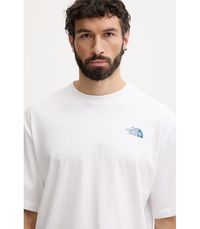 The North Face Ανδρικό Βαμβακερό T-shirt Liquid Λευκό | tokatlis.gr
