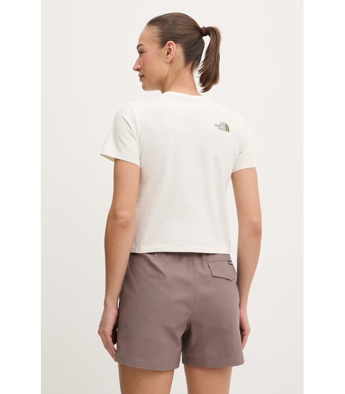 The North Face Γυναικείο T-shirt Flora Embro Μπεζ | tokatlis.gr