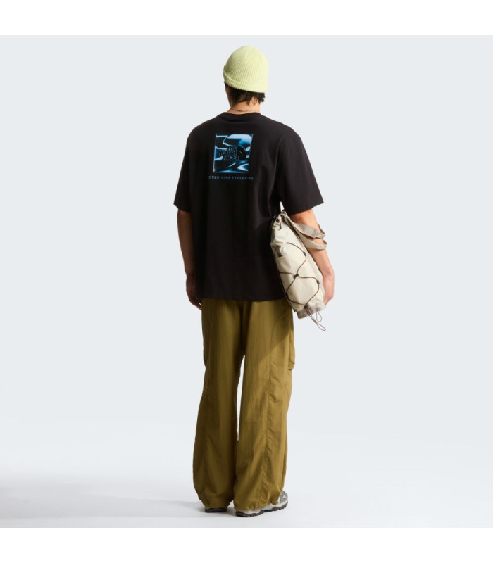 The North Face Liquid NSE Box Oversized Ανδρικό T-shirt Μαύρο | tokatlis.gr
