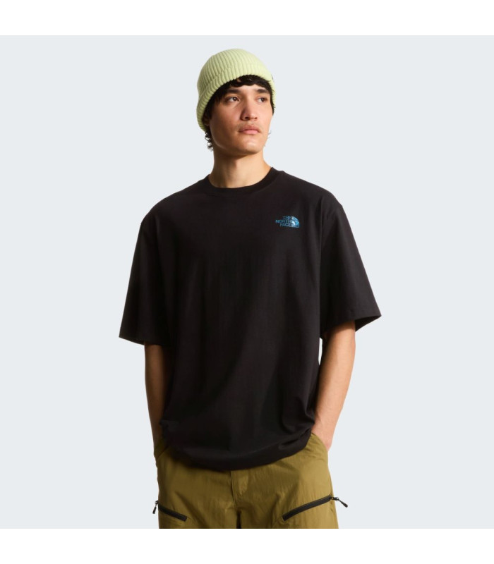 The North Face Liquid NSE Box Oversized Ανδρικό T-shirt Μαύρο | tokatlis.gr