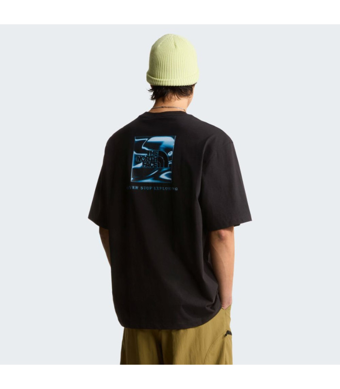 The North Face Liquid NSE Box Oversized Ανδρικό T-shirt Μαύρο | tokatlis.gr