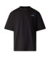 The North Face Liquid NSE Box Oversized Ανδρικό T-shirt Μαύρο | tokatlis.gr