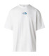 The North Face Liquid Logo Oversized Ανδρικό T-shirt Λευκό | tokatlis.gr
