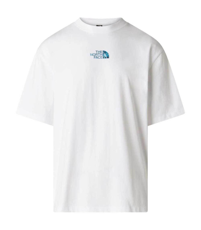 The North Face Liquid Logo Oversized Ανδρικό T-shirt Λευκό | tokatlis.gr