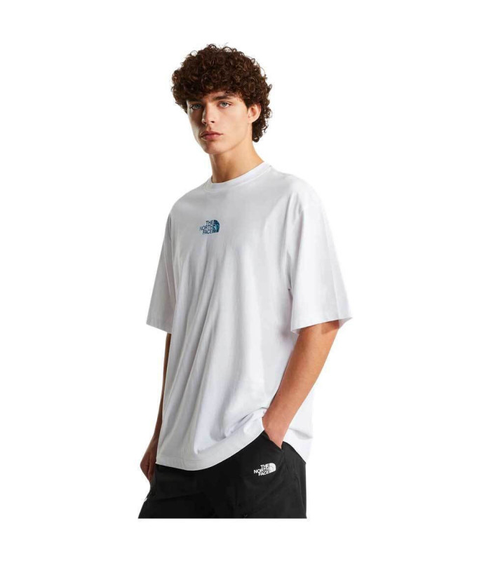 The North Face Liquid Logo Oversized Ανδρικό T-shirt Λευκό | tokatlis.gr