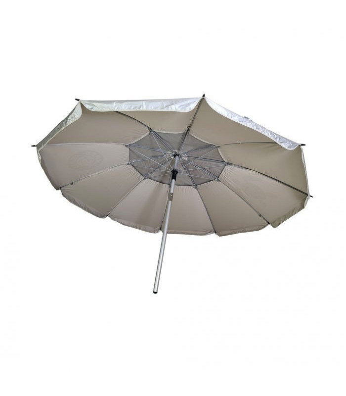 Ομπρέλα Θαλάσσης Summer Club Eden Silver/Beige UV | tokatlis.gr