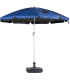 Ομπρέλα Θαλάσσης Summer Club Eden Black/Blue UV | tokatlis.gr