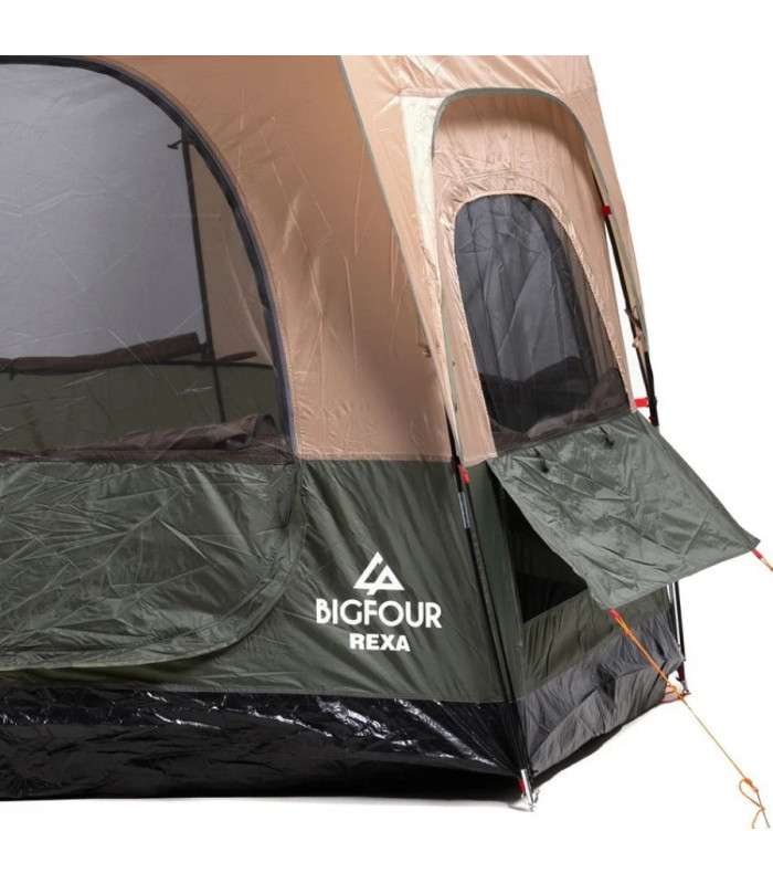 Bigfour Rexa 4 Σκηνή Camping 4 Ατόμων Λευκή | tokatlis.gr
