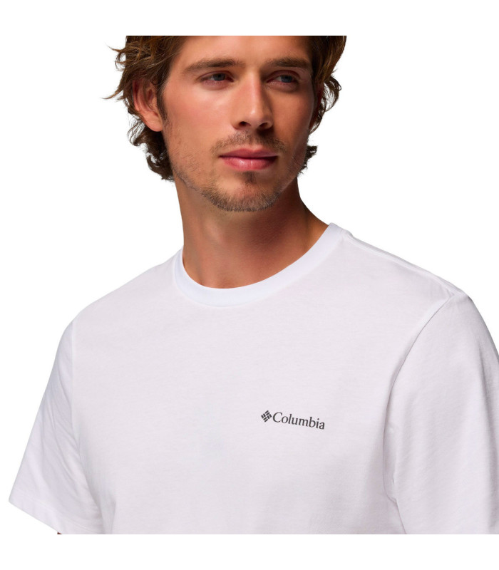 Columbia Ανδρικό Μπλουζάκι Organic Cotton White | tokatlis.gr