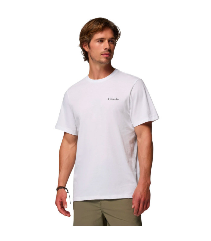 Columbia Ανδρικό Μπλουζάκι Organic Cotton White | tokatlis.gr