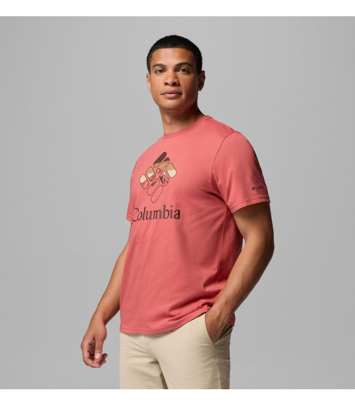 Columbia Ανδρικό Μπλουζάκι Organic Cotton Graphic Dark Stone | tokatlis.gr