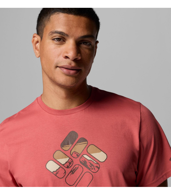 Columbia Ανδρικό Μπλουζάκι Organic Cotton Graphic Dark Stone | tokatlis.gr