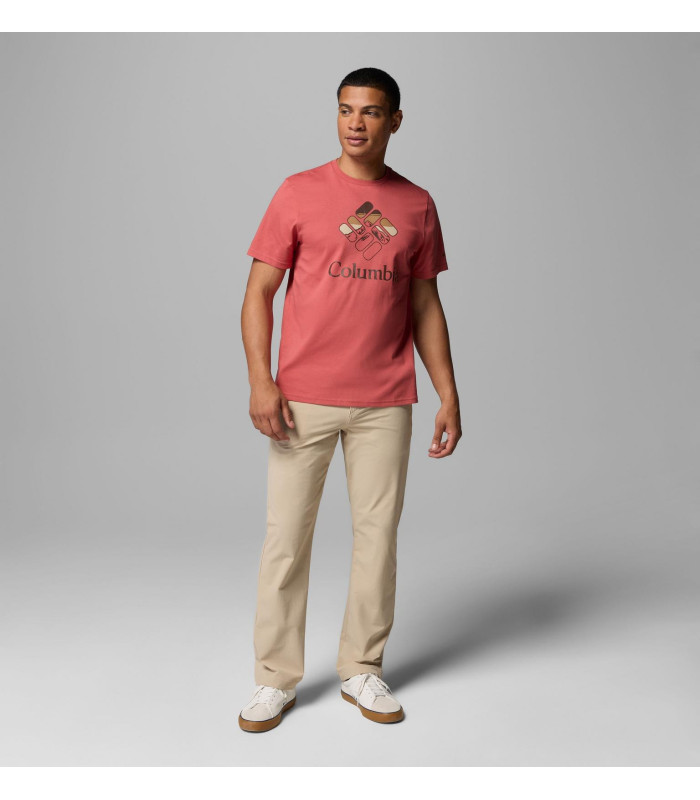 Columbia Ανδρικό Μπλουζάκι Organic Cotton Graphic Dark Stone | tokatlis.gr