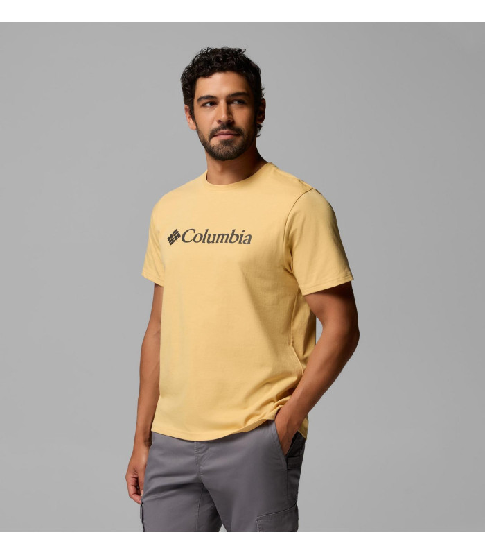 Columbia Ανδρικό Μπλουζάκι CSC Basic Logo Organic Cotton White | tokatlis.gr