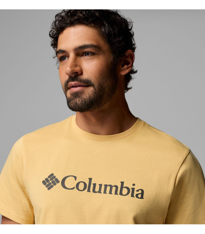 Columbia Ανδρικό Μπλουζάκι CSC Basic Logo Organic Cotton White | tokatlis.gr