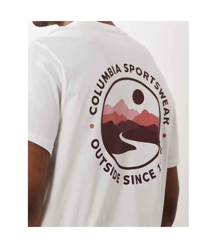 Columbia Ανδρικό Μπλουζάκι CSC Outdoor Organic Cotton Ancient Fossil, Shining Sandscape | tokatlis.gr