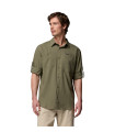 Columbia Ανδρικό Πουκάμισο Silver Ridge Utility II Stone Green
