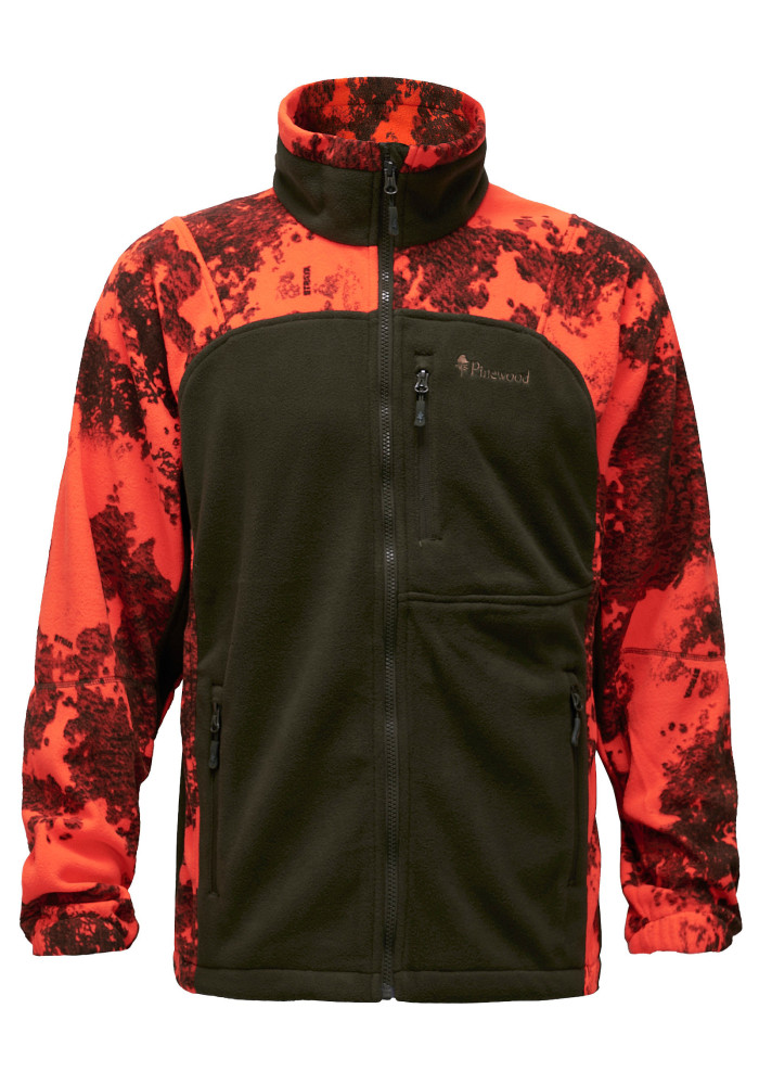 Pinewood Fleece Κυνηγετική Ζακέτα με Τσέπες Φερμουάρ | tokatlis.gr