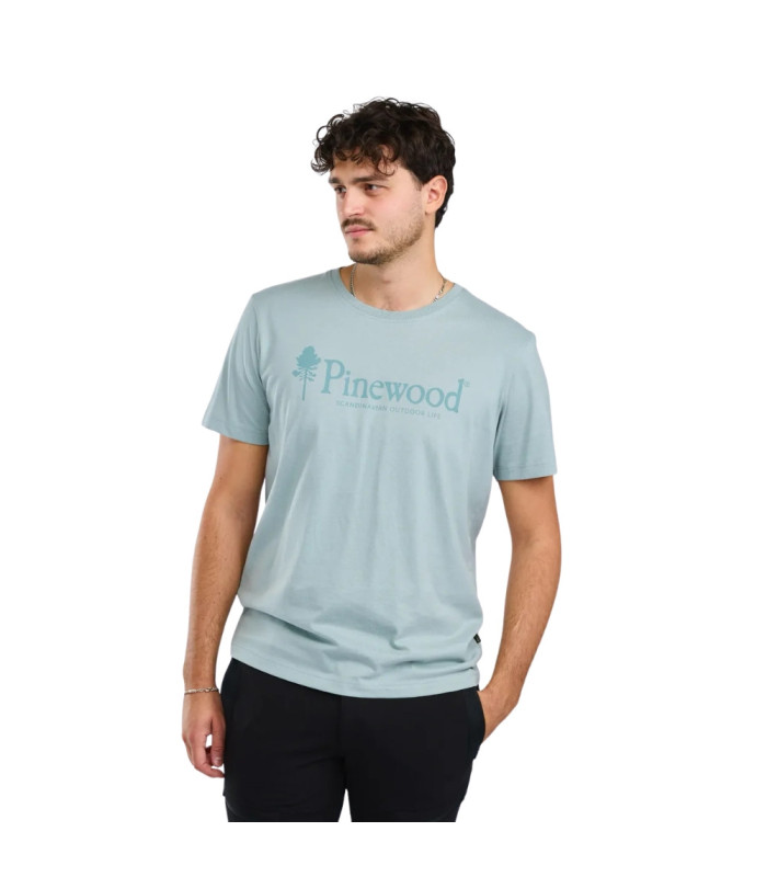 5445 Outdoor Life T-Shirt Μπλουζάκι Pinewood Aqua Grey | tokatlis.gr