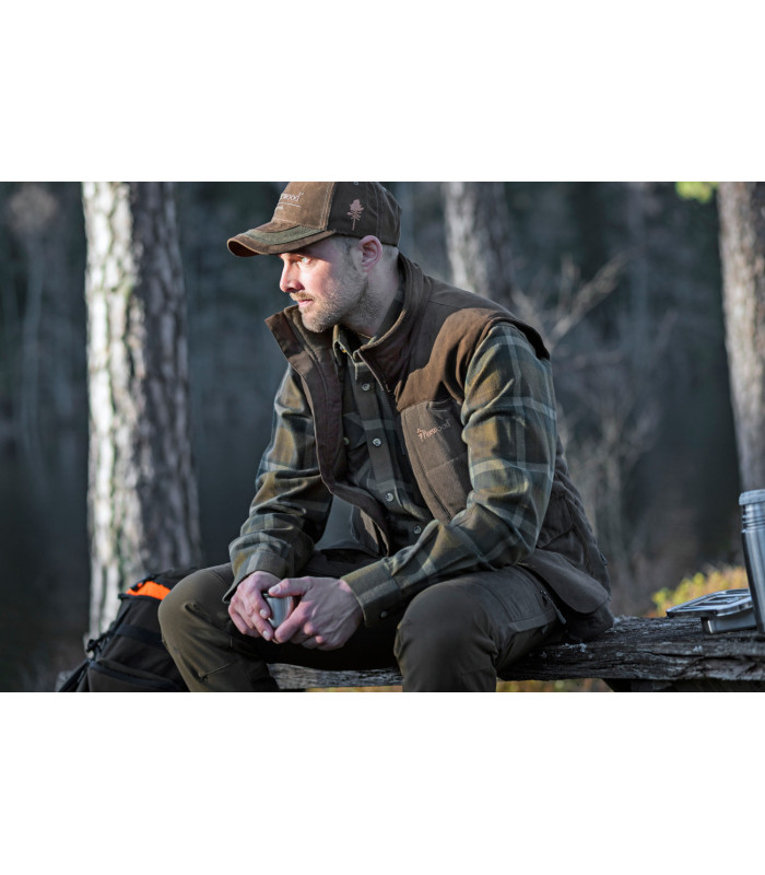 5883 Γιλέκο Abisko Pinewood Suede Brown | tokatlis.gr