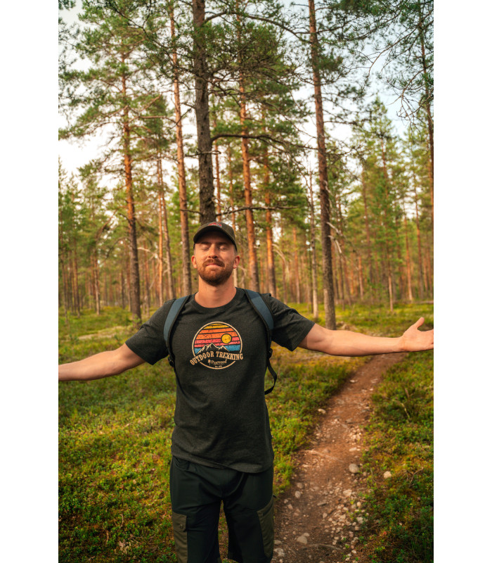 5449 Finnveden Recycled Outdoor T-Shirt Pinewood D.Anthracite | tokatlis.gr