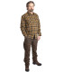 9026 Ανδρικό Πουκάμισο Harjedalen Pinewood H.Olive/Khaki | tokatlis.gr