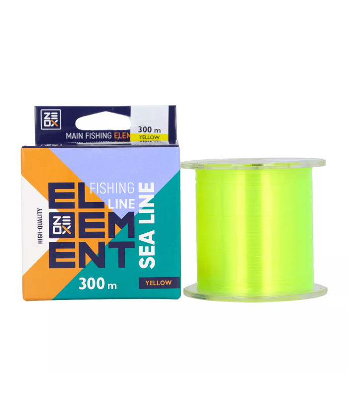 Πετονιά Zeox Nylon Line Element Sea 300m Yellow 0.285mm | tokatlis.gr