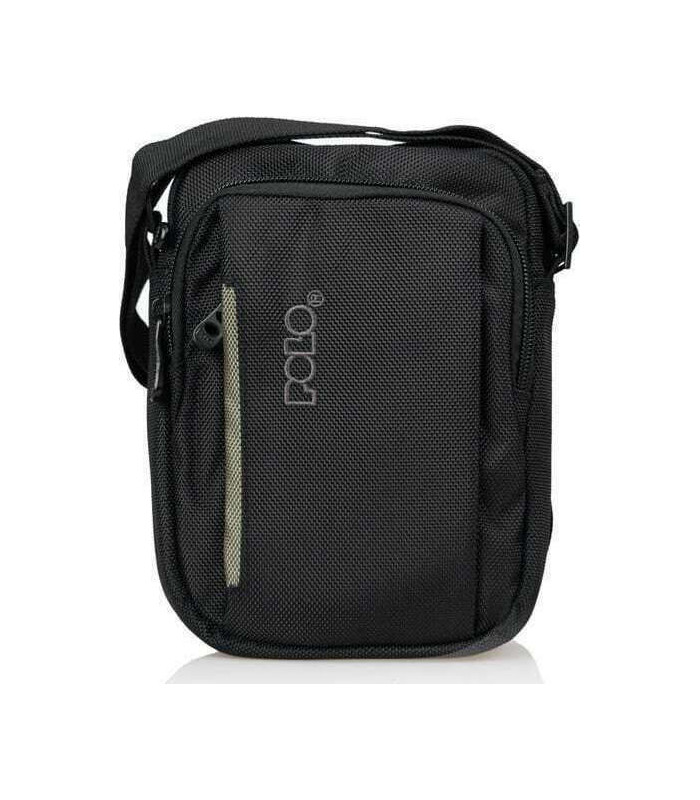 Τσάντα Ώμου Χιαστί Polo X-Case Small Μαύρη | tokatlis.gr